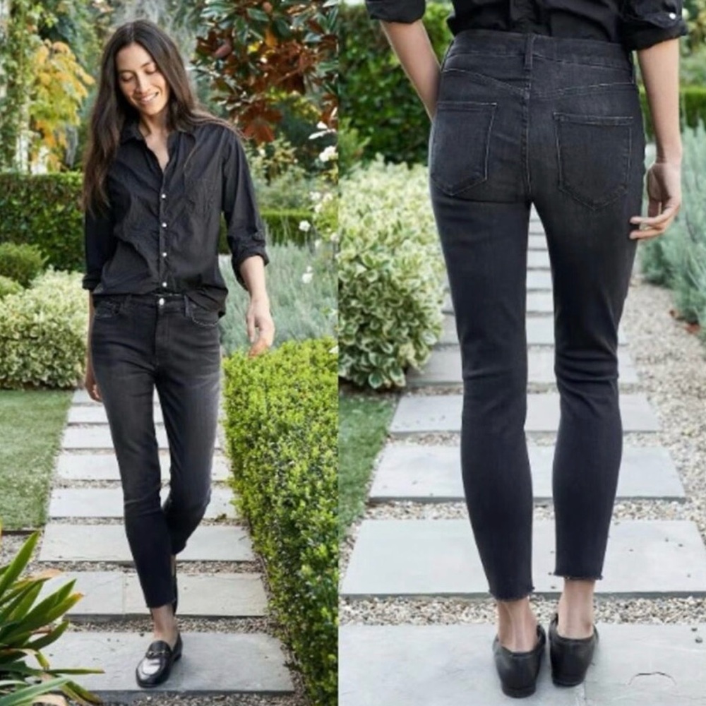 Frank and Eileen Sligo Skinny‎ Jean Hi-Rise Raw Hem 1991 Wash Size 29